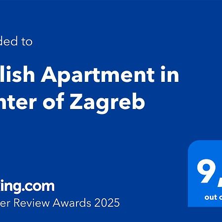 Stylish Apartment In Center Of Zagreb Buitenkant foto